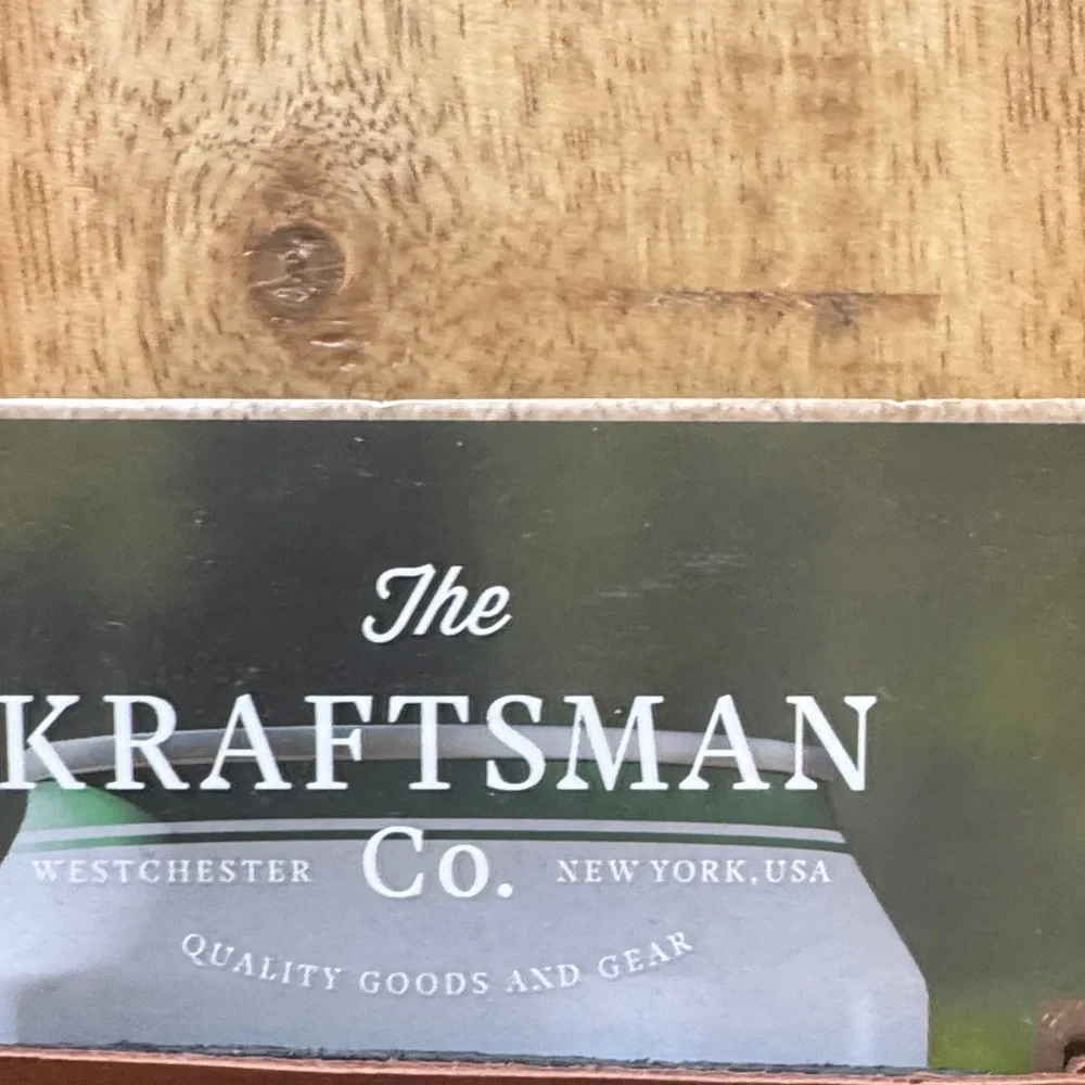 The Kraftsman Co Brown beer Can Cooler coozie coozy Set of 2 worlds best dad #1